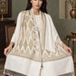 WVST-109-WHITE | Woven stole | Elegant drape 1