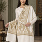 WVST-109-WHITE | Woven stole | Elegant drape 2