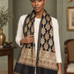 WVST-110-BLACK | Woven stole | Elegant drape 4
