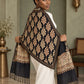 WVST-110-BLACK | Woven stole | Elegant drape 5