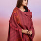 Weavers Villa Women's Kullu Design Woven Shawl