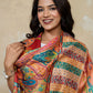 Weavers Villa Women's Digital Print Shawl | Soft Warm Acro Wool Wrap | Ethnic & Modern Printed, Scarf or Stole for Casual & Formal Wear | Winter Shawls for Ladies
