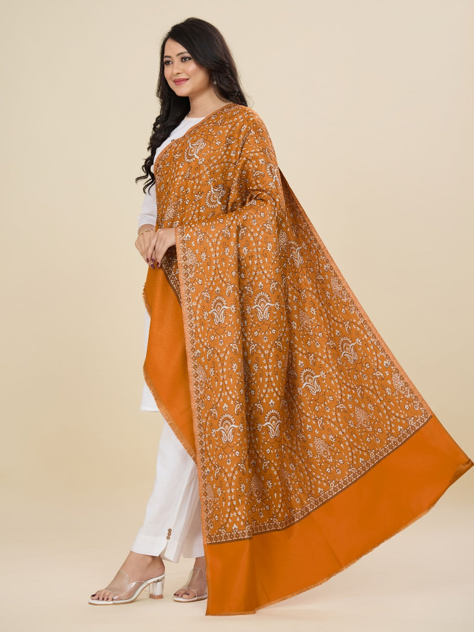 Weavers Villa - Women's Beautiful Shawl | Ethnic & Modern, Scarf or Stole for Casual & Formal Wear | Winter Shawls for Ladies