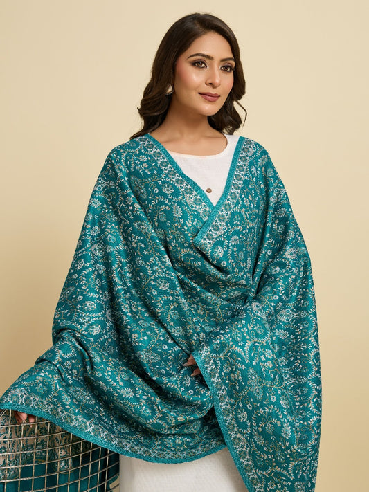 Weavers Villa - Women's Beautiful Shawl | Ethnic & Modern, Scarf or Stole for Casual & Formal Wear | Winter Shawls for Ladies