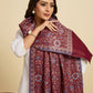 Weavers Villa Women’s Wool Blend Shawl – Lightweight, Warm & Stylish, 100 × 200 CM