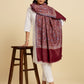 Weavers Villa Women’s Wool Blend Shawl – Lightweight, Warm & Stylish, 100 × 200 CM