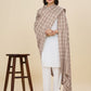 Weavers Villa Women's Classic Check Design Acro Woolen Shawl, 112cm x 225cm