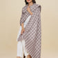 Weavers Villa Women's Classic Check Design Acro Woolen Shawl, 112cm x 225cm