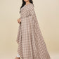 Weavers Villa Women's Classic Check Design Acro Woolen Shawl, 112cm x 225cm