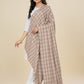 Weavers Villa Women's Classic Check Design Acro Woolen Shawl, 112cm x 225cm