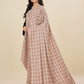 Weavers Villa Women's Classic Check Design Acro Woolen Shawl, 112cm x 225cm