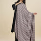 Weavers Villa Women's Classic Check Design Acro Woolen Shawl, 112cm x 225cm