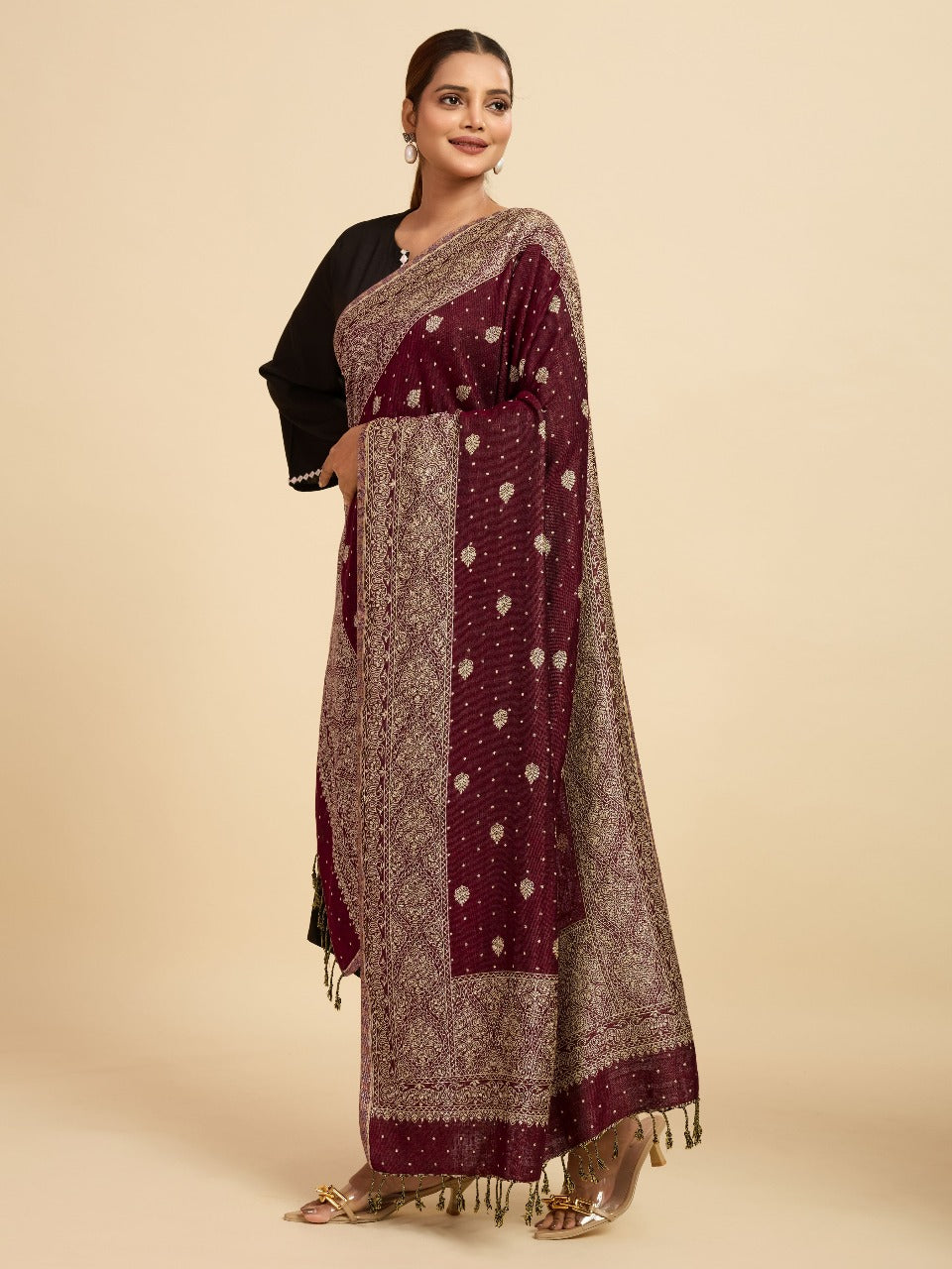 Women's 100% Soft Viscose Woven Women's Scarf, Stoles (28" x 80")