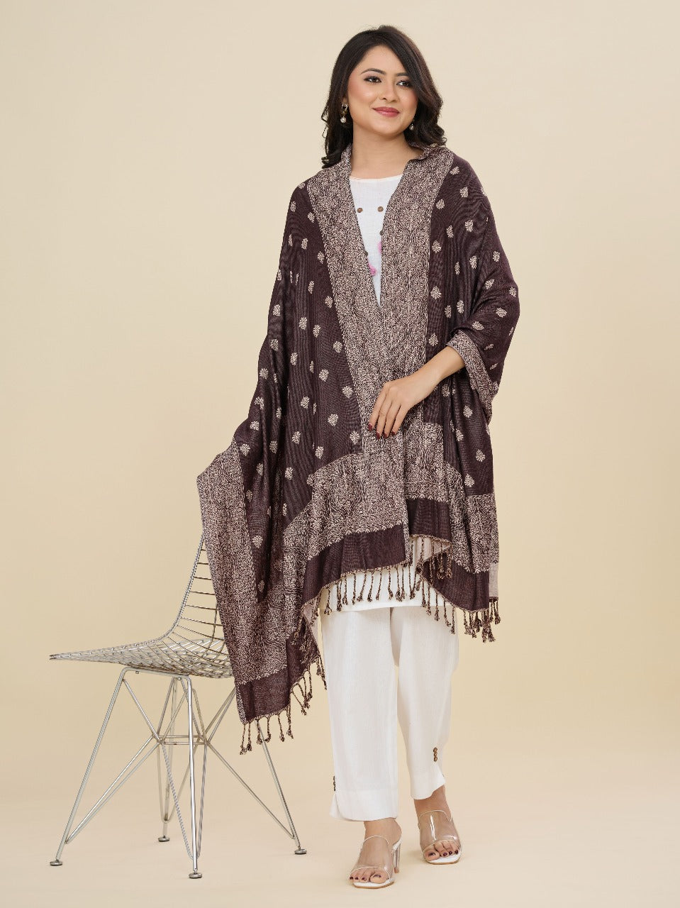 Women's 100% Soft Viscose Woven Women's Scarf, Stoles (28" x 80")