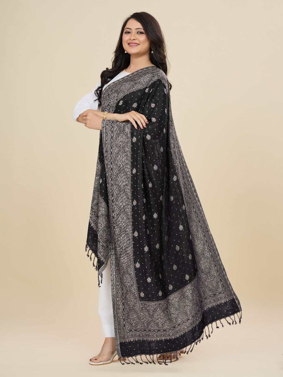 Women's 100% Soft Viscose Woven Women's Scarf, Stoles (28" x 80")