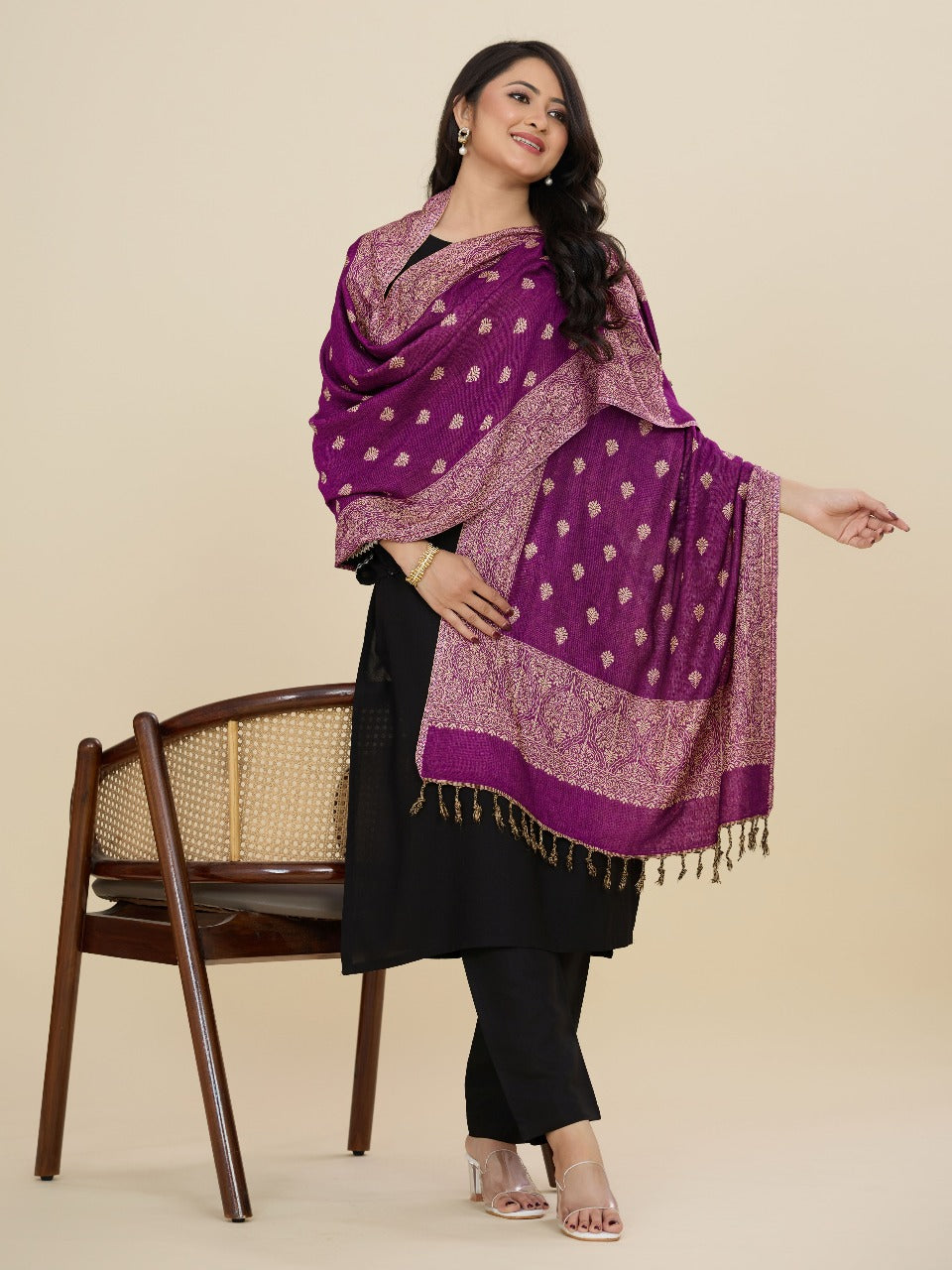 Women's 100% Soft Viscose Woven Women's Scarf, Stoles (28" x 80")