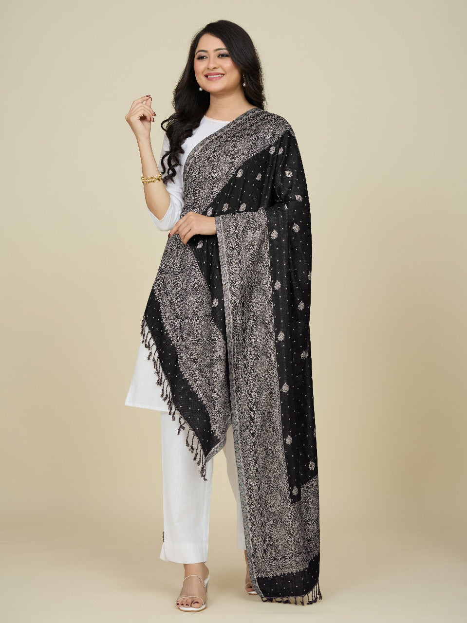 Women's 100% Soft Viscose Woven Women's Scarf, Stoles (28" x 80")