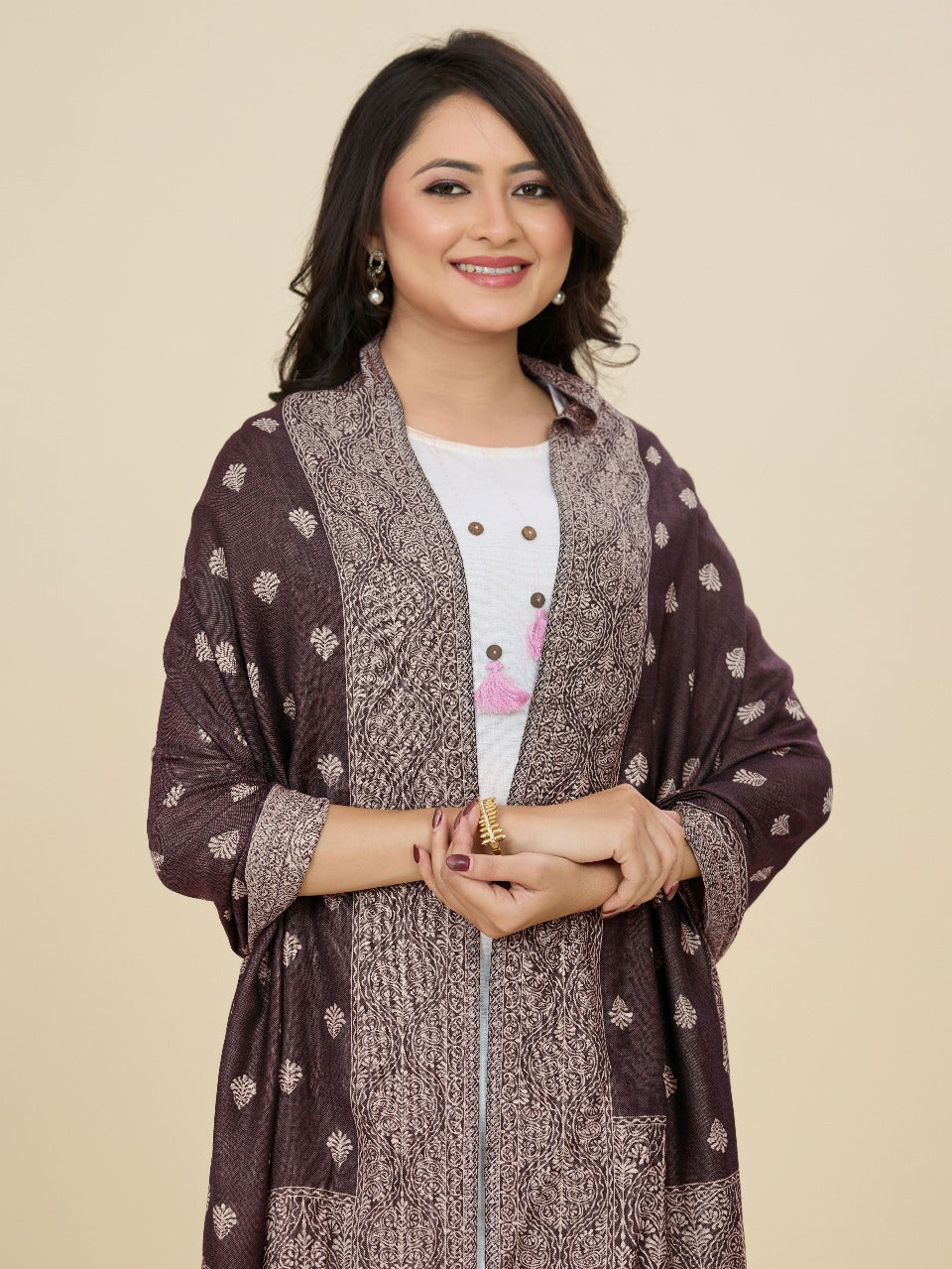 Women's 100% Soft Viscose Woven Women's Scarf, Stoles (28" x 80")