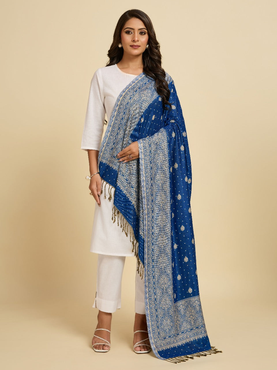 Women's 100% Soft Viscose Woven Women's Scarf, Stoles (28" x 80")