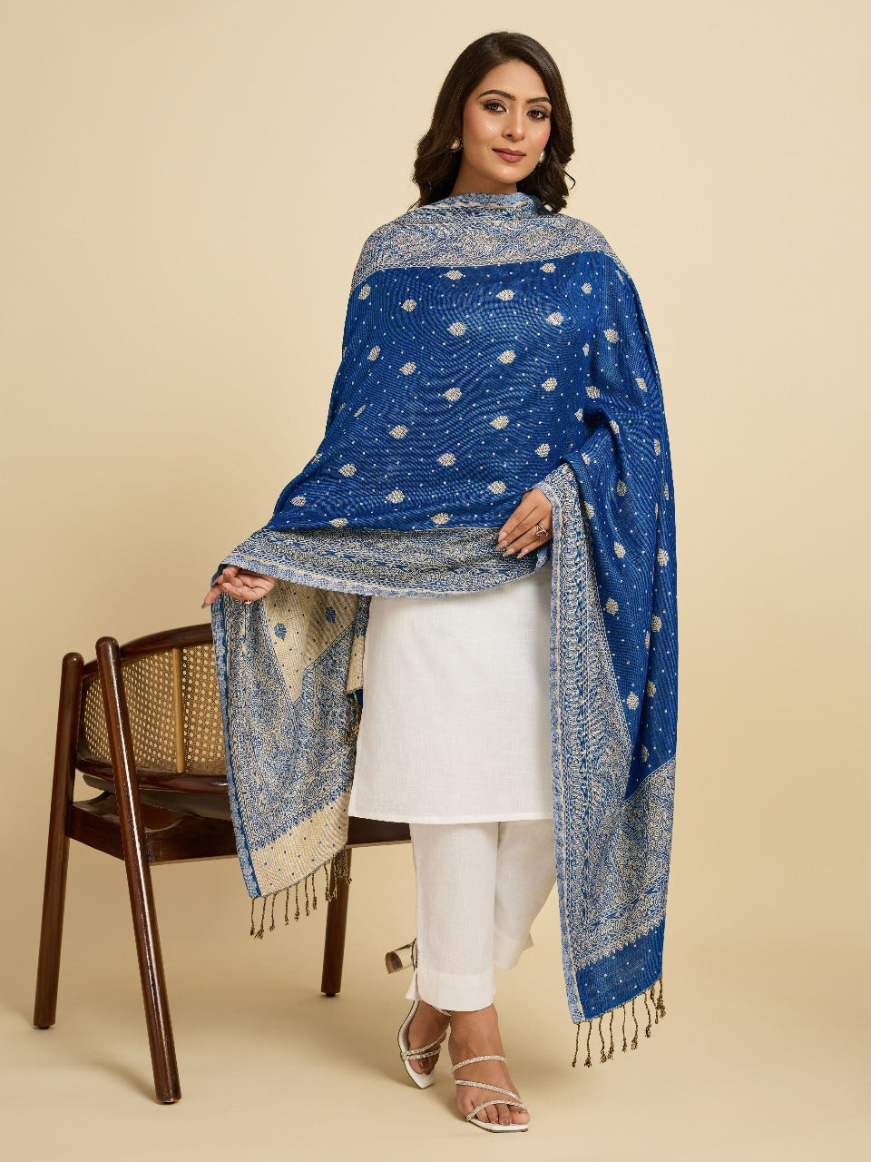 Women's 100% Soft Viscose Woven Women's Scarf, Stoles (28" x 80")