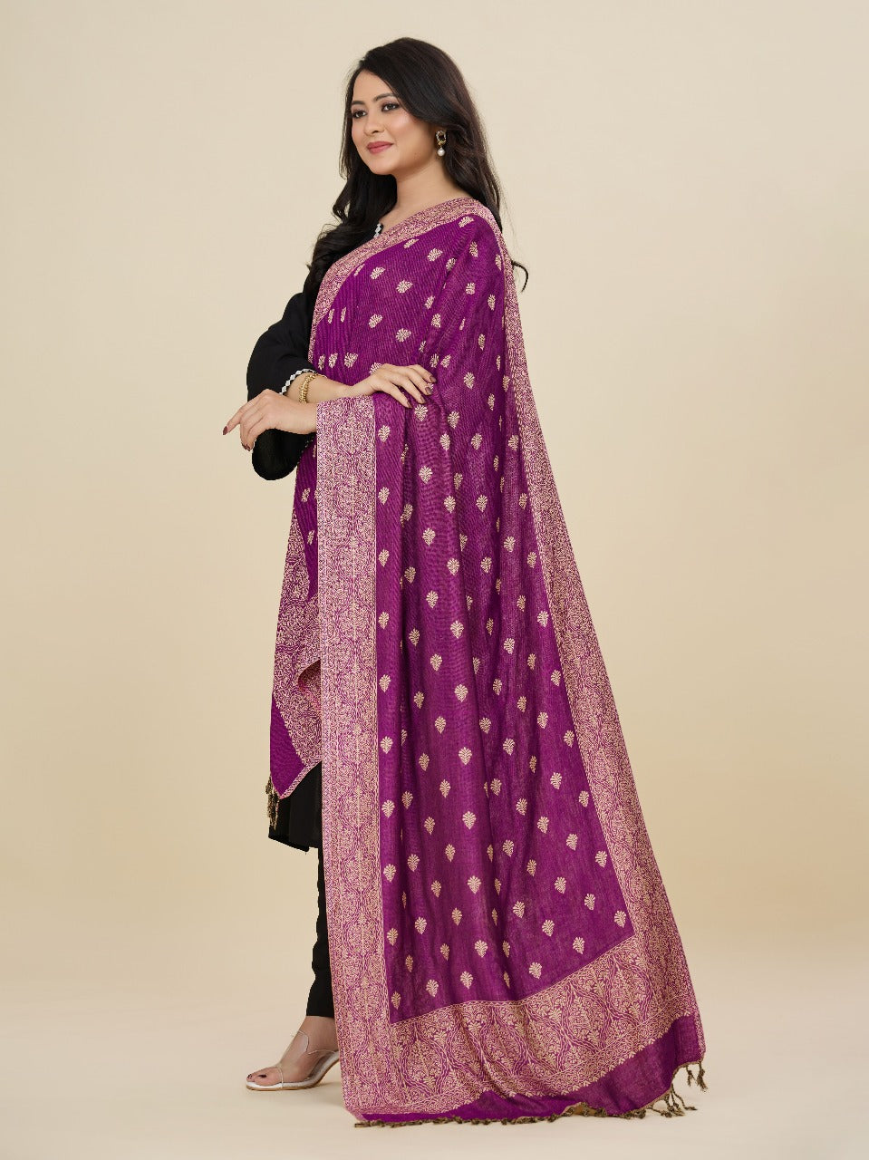 Women's 100% Soft Viscose Woven Women's Scarf, Stoles (28" x 80")