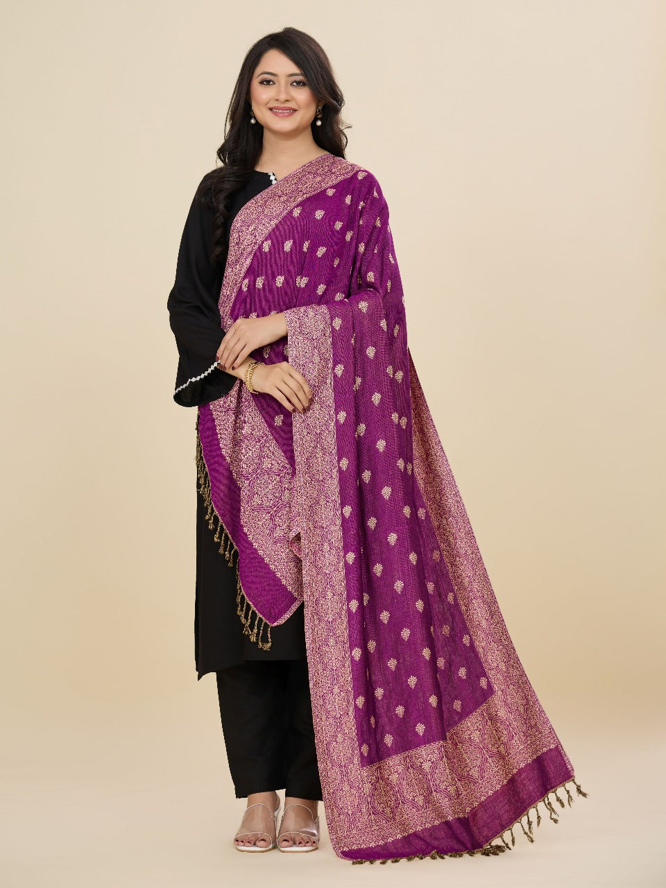 Women's 100% Soft Viscose Woven Women's Scarf, Stoles (28" x 80")