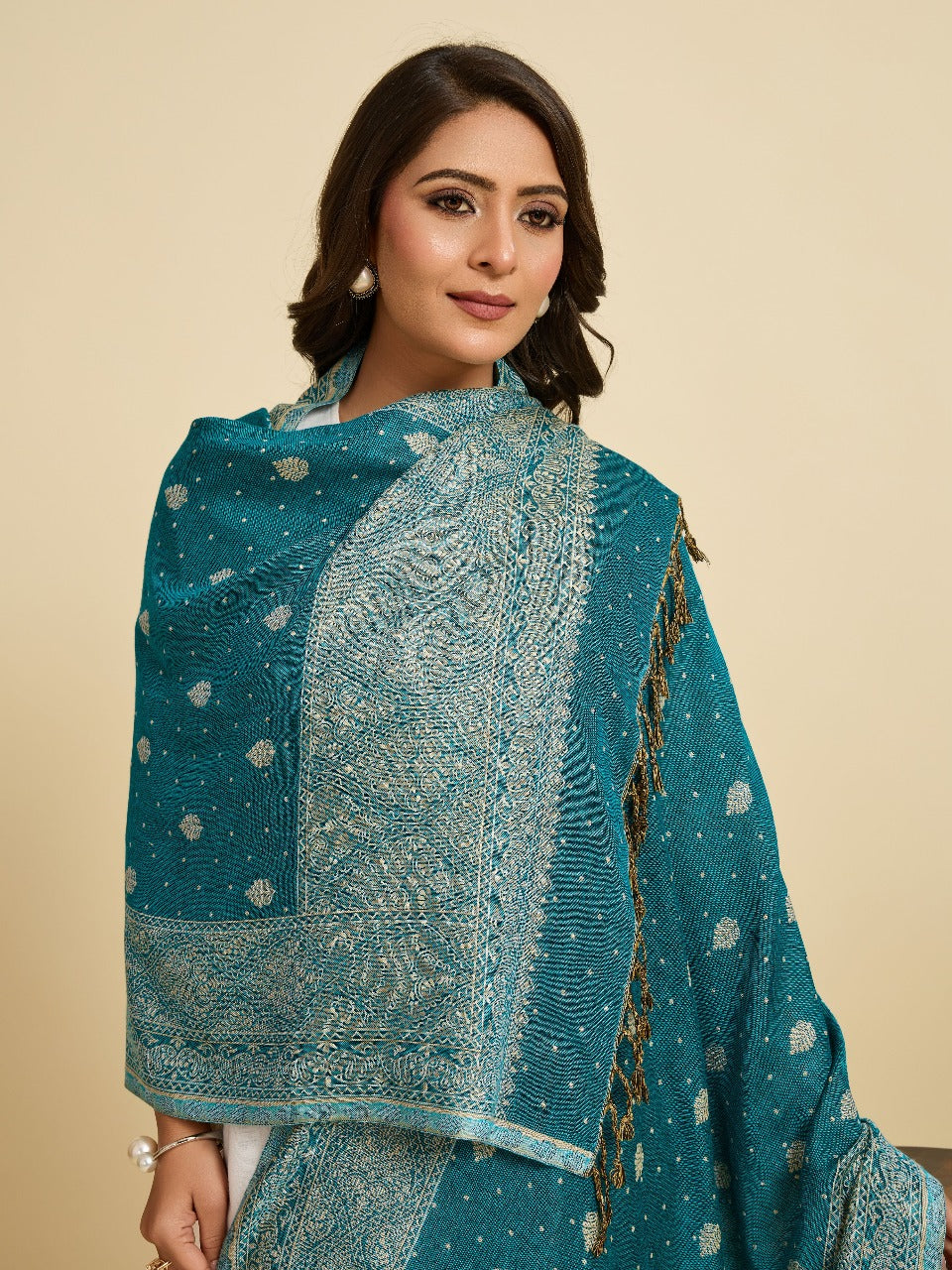 Women's 100% Soft Viscose Woven Women's Scarf, Stoles (28" x 80")