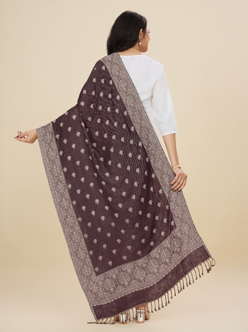 Women's 100% Soft Viscose Woven Women's Scarf, Stoles (28" x 80")