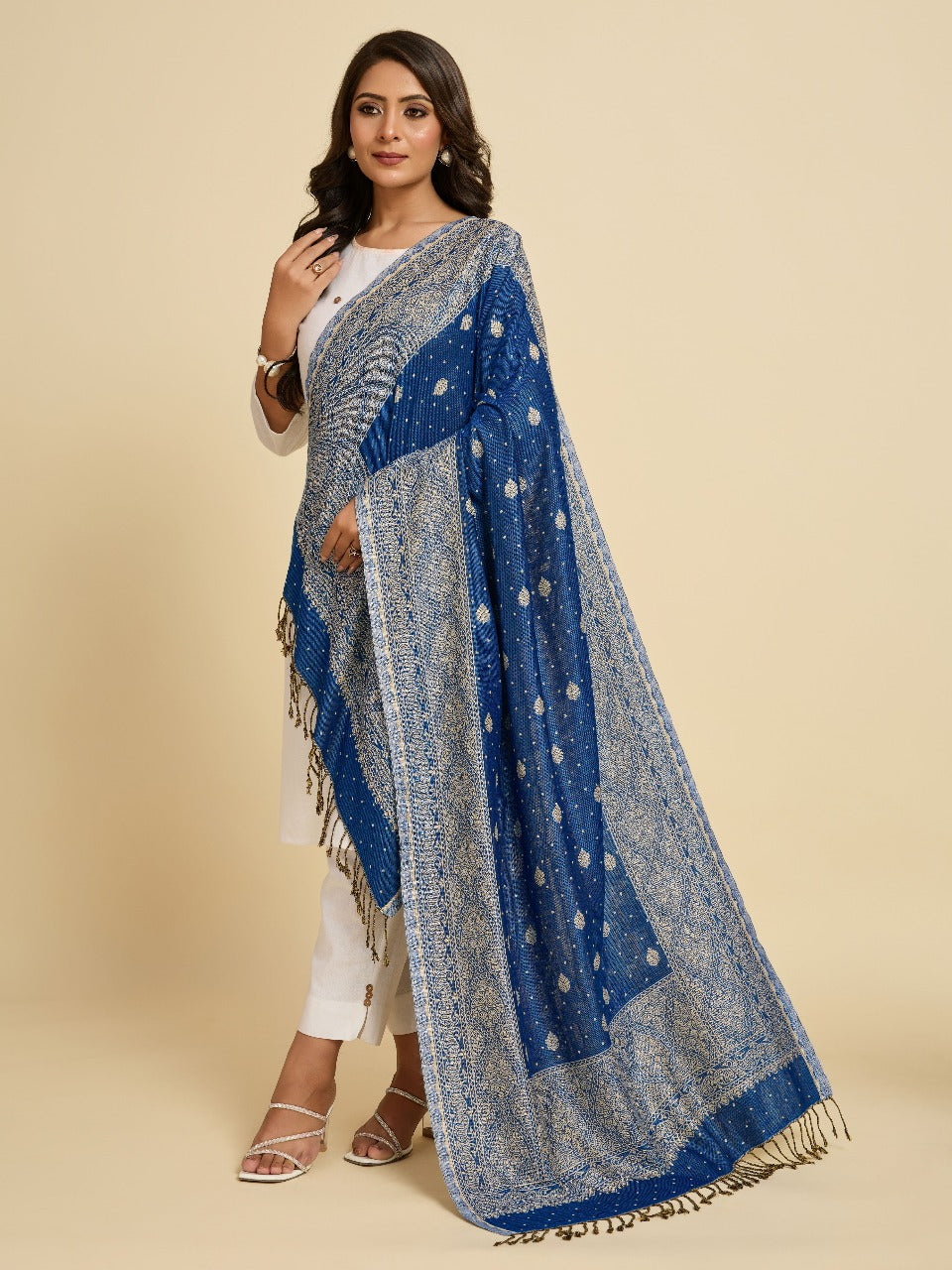 Women's 100% Soft Viscose Woven Women's Scarf, Stoles (28" x 80")