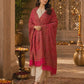 Pashmina Wool Shawl with Gift Box — Pink