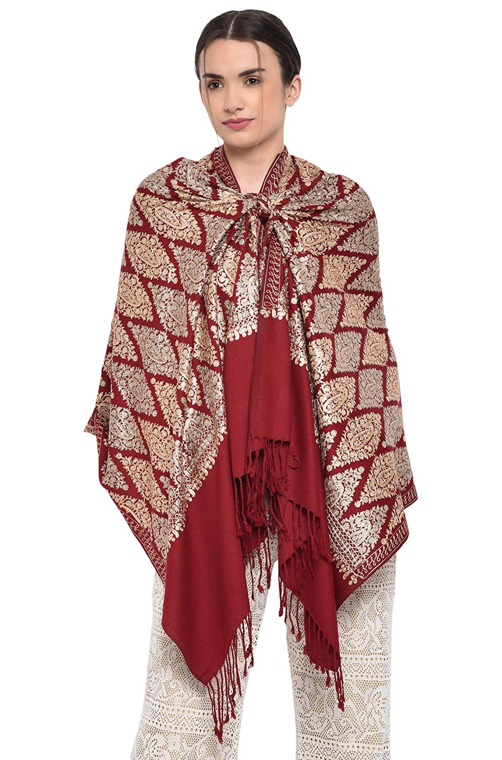 The Aari Embroidery Stole