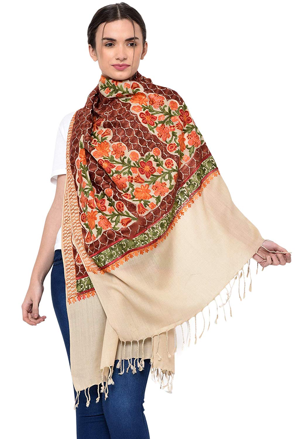 The Aari Embroidery Stole