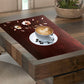 Weavers Villa PVC Printed Table Placemats for Dining Table, Fridge and Kitchen (43 cm X 28 cm) - Set of 6 Pieces