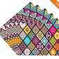 Weavers Villa PVC Printed Table Placemats for Dining Table, Fridge and Kitchen (43 cm X 28 cm) - Set of 6 Pieces