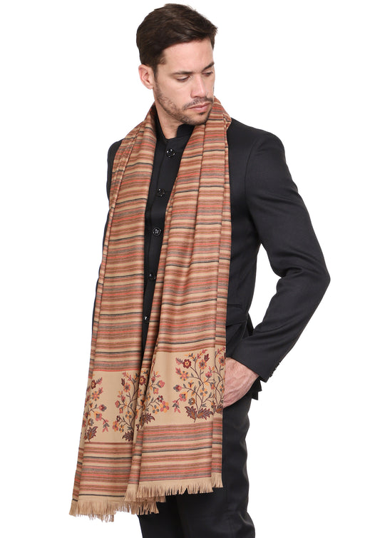 Men's Woven Acro Wool Shawl