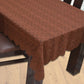 Weavers Villa Floral Cotton Net Rectangular 6 Seater Dining Table Cover (60x90 Inches, Pack of 1)