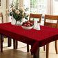 Weavers Villa Floral Cotton Net Rectangular 6 Seater Dining Table Cover (60x90 Inches, Pack of 1)