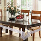 Weavers Villa PVC Transparent Rectangular Solid Plastic 6 Seater Dining Table Cover [60x90 Inches,Pack of 1]