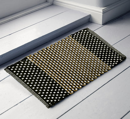 Weavers Villa Cotton Blend Woven Door Mat (Medium)