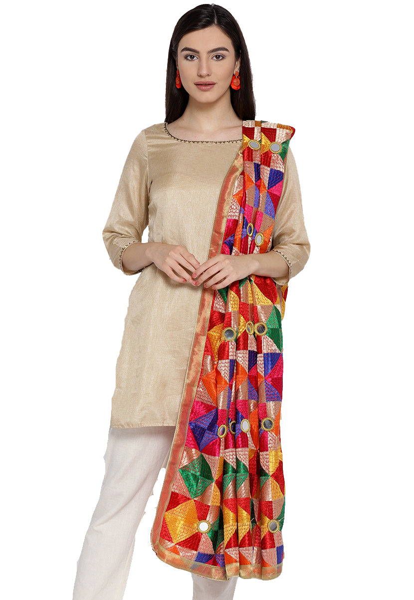 The Heavy Phulukari Dupatta