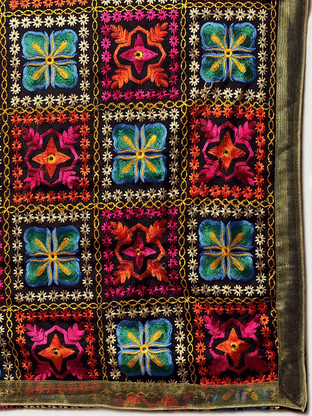 Dp2-Hv-101 — original Phulkari embroidery detail