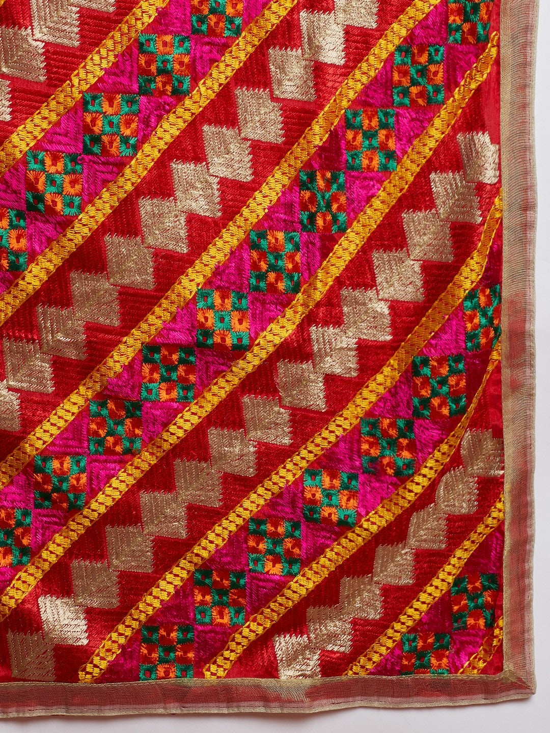Dp2-Hv-105 — original Phulkari embroidery detail