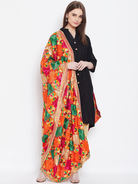 The Heavy Embroidered Phulukari Dupatta