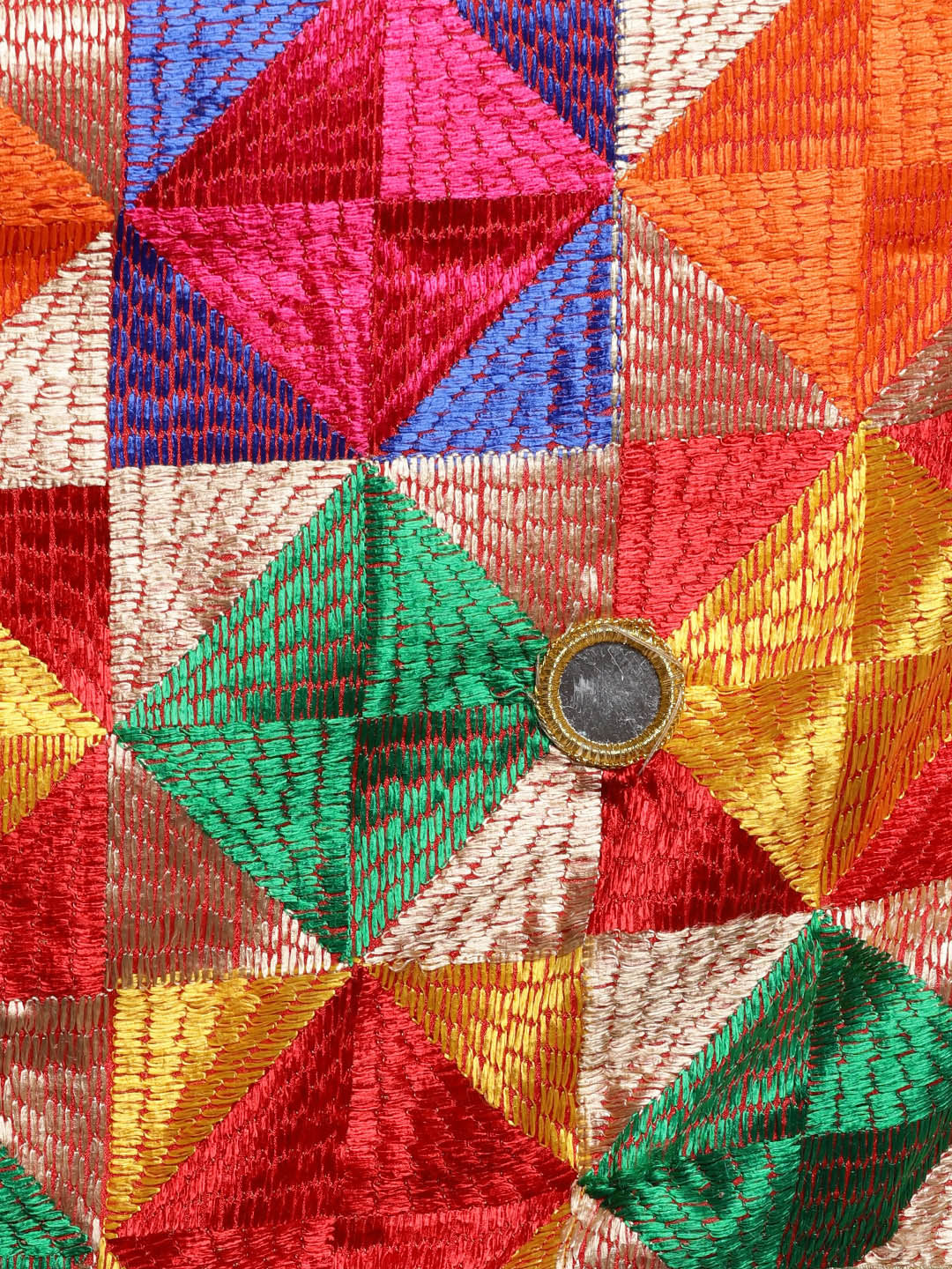 HV-PANKH-MIRROR — original Phulkari embroidery detail