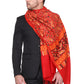 Men's Floral Embroided Cashmilon Shawl