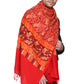 Men's Floral Embroided Cashmilon Shawl