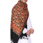 Men's Floral Embroided Cashmilon Shawl