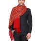 Men's Floral Embroided Cashmilon Shawl