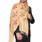 Men's Floral Embroided Cashmilon Shawl