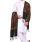 Men's Floral Embroided Cashmilon Shawl